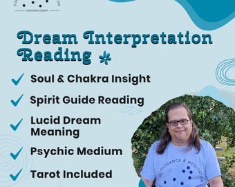 Dream Interpretation Psychic Reading (MP3) · Lucid Dream Insight · Tarot & Chakra Guidance · 12–48h Delivery