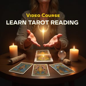 Curso de Tarot en Vídeo · Canalización Intuitiva y Desarrollo Psíquico · Acceso Inmediato