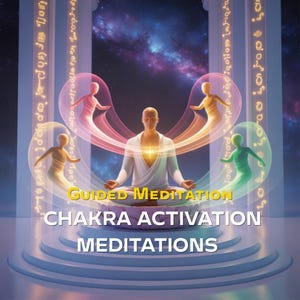 Chakra Activation Meditation MP3 (Choose 1) · Cleansing & Balance · Mantras + Visualization · Root–Crown + 8th Chakra · 6–24h