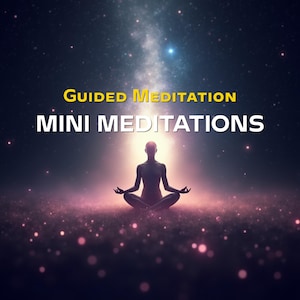 Mini Guided Meditation | 3–5 Minute Relaxation Audio | Instant Download | Quick Stress Relief | Meditation MP3 | Easy Meditations