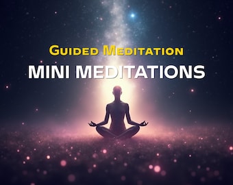 Mini Guided Meditation MP3 (1) · 3–5 Minute Relaxation · Quick Stress Reset & Breathing · Instant Download · 6–24h