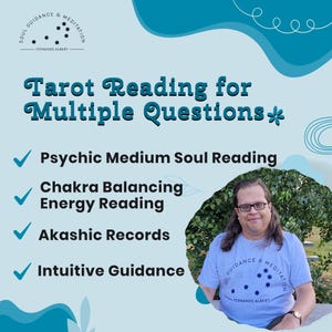 Tarot Reading for Multiple Questions | Psychic Medium Soul Reading | Chakra Balancing Energy Reading | Akashic Records | Intuitive Guidance