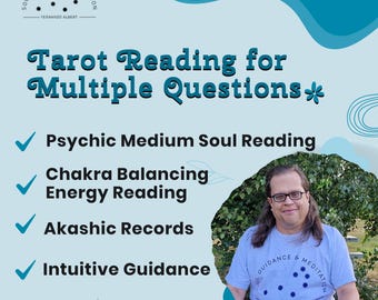 Tarot Reading with Psychic Medium (MP3) · Soul and Chakra Guidance · Intuitive Insight · 12–48h Delivery