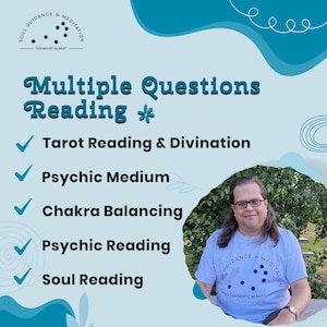 Personalized Multiple Question Psychic Reading: Soul & Chakra Guidance (MP3 Digital Delivery)