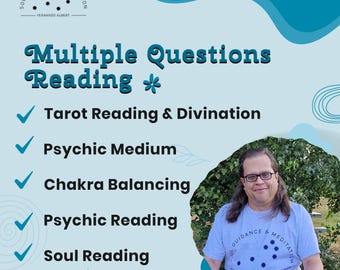 Multiple Question Psychic Reading (MP3) • Soul & Chakra Insight • Tarot + Akashic Guidance • 12–48h Delivery
