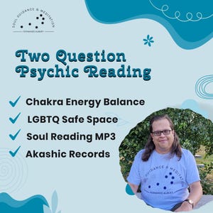 Zwei Fragen Psychic Reading (MP3) · Seelenführung & Chakra Einsicht · 12–48h Lieferung