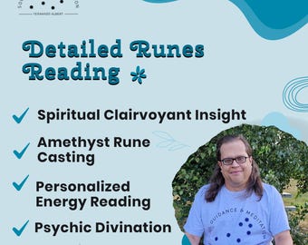 Runes Reading (MP3) · Amethyst Rune Casting · Elder Futhark Divination · 12–48h Delivery