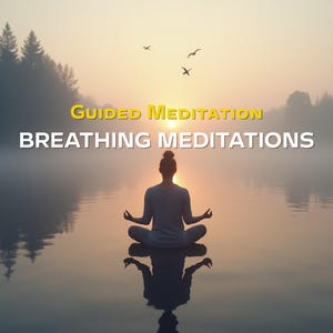 Guided Breathing Meditation: Stress Relief Relaxation (Instant Download Audio File)