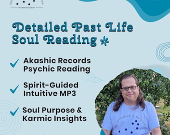 Past Life Reading (MP3) · Akashic Records & Karmic Insight · Soul Purpose · 12–48h Delivery