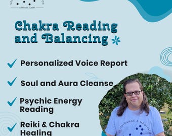 Chakra Reading and Balancing (MP3) · Energy Healing & Alignment · 12–48h Delivery