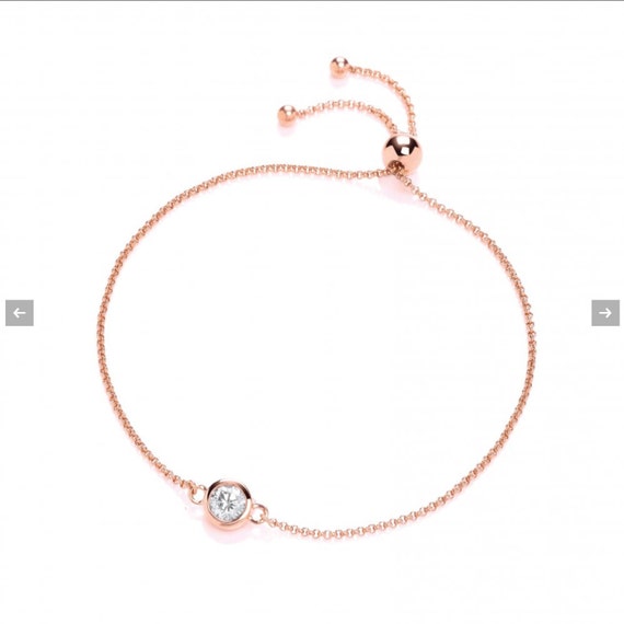 Swarovski Heart Bracelet with silk cord – Your Word of the Year Bracelet –  Shop