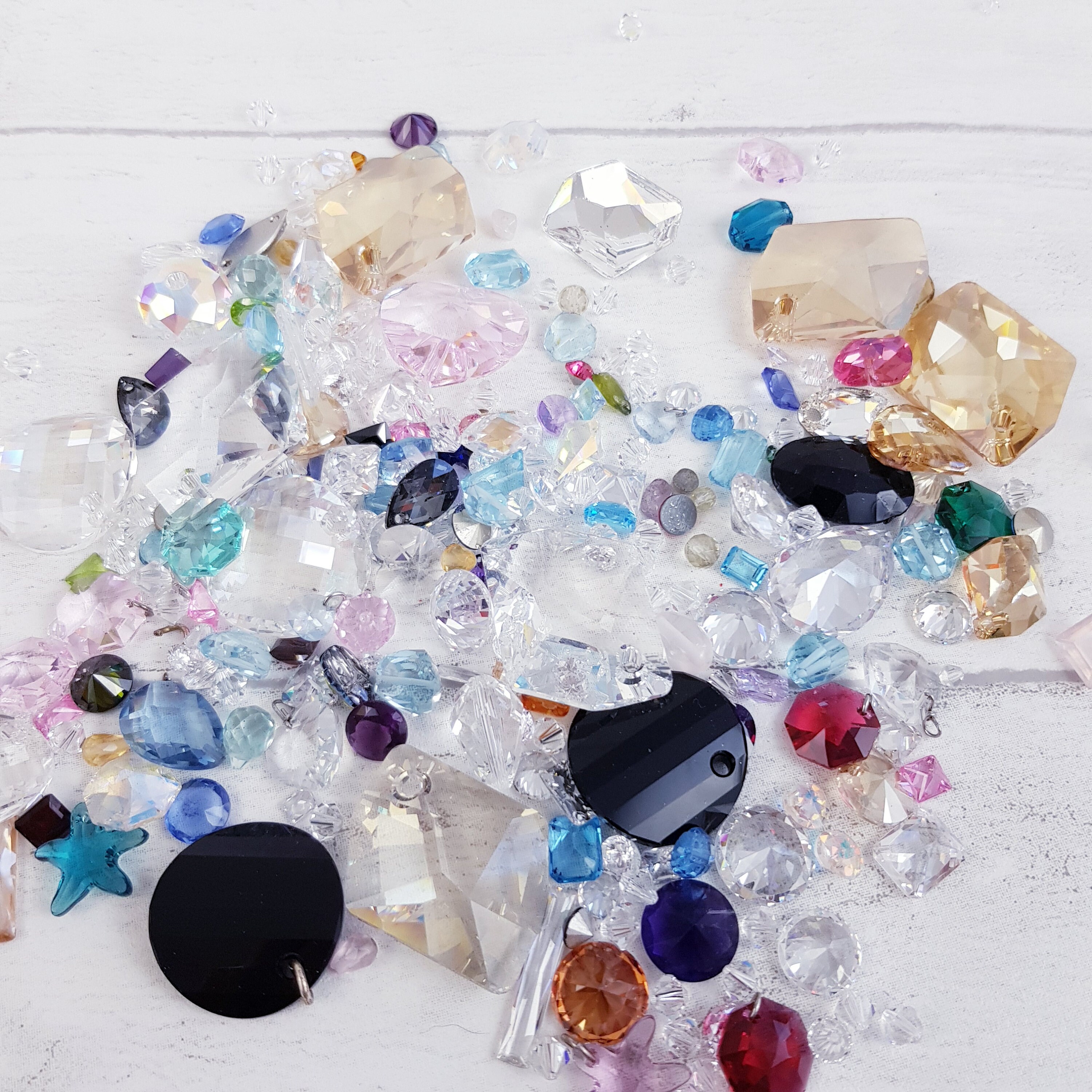 Swarovski Crystal Bulk Buy Various Shapes And Sizes 335g Etsy