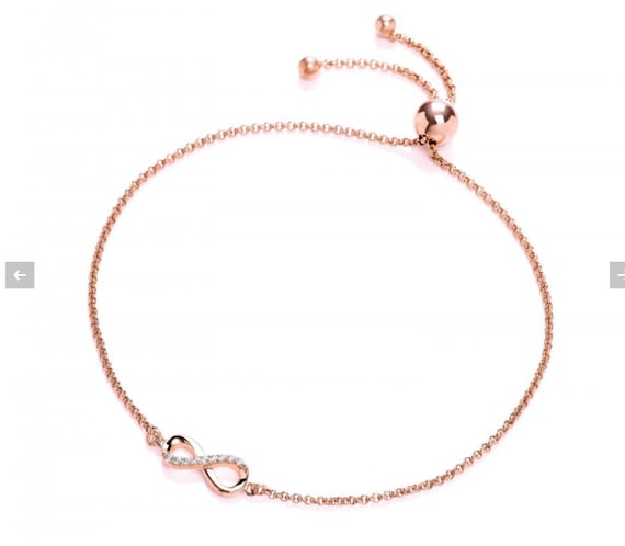 Adjustable Swarovski Infinity Bracelet Etsy Ireland