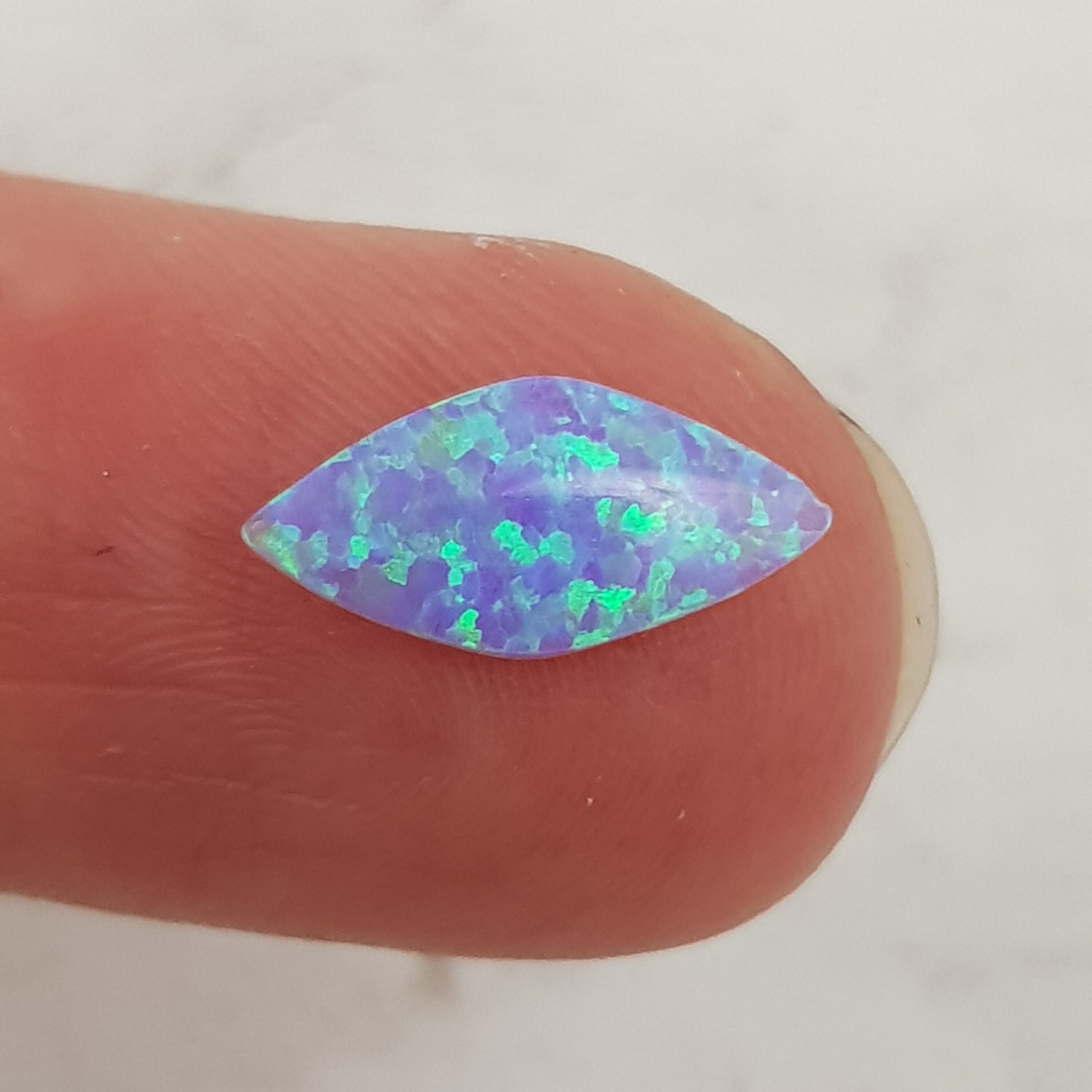 Light Blue Opal 12x6mm Japanese Synthetic Opal Etsy