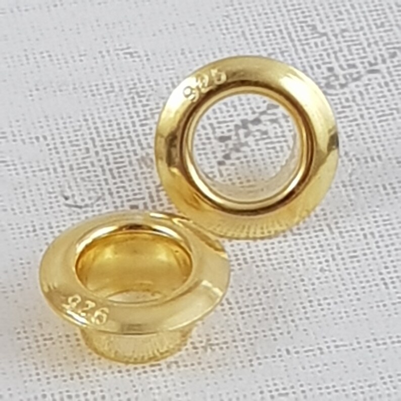 5mm 18ct Gold Bead Core Gold Grommet Gold Eyelet Gold Etsy UK