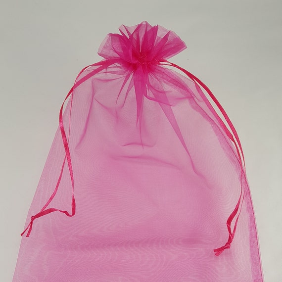 20 Large Wedding Favor Organza Voile Bags 12 X 8 Inches Etsy Canada