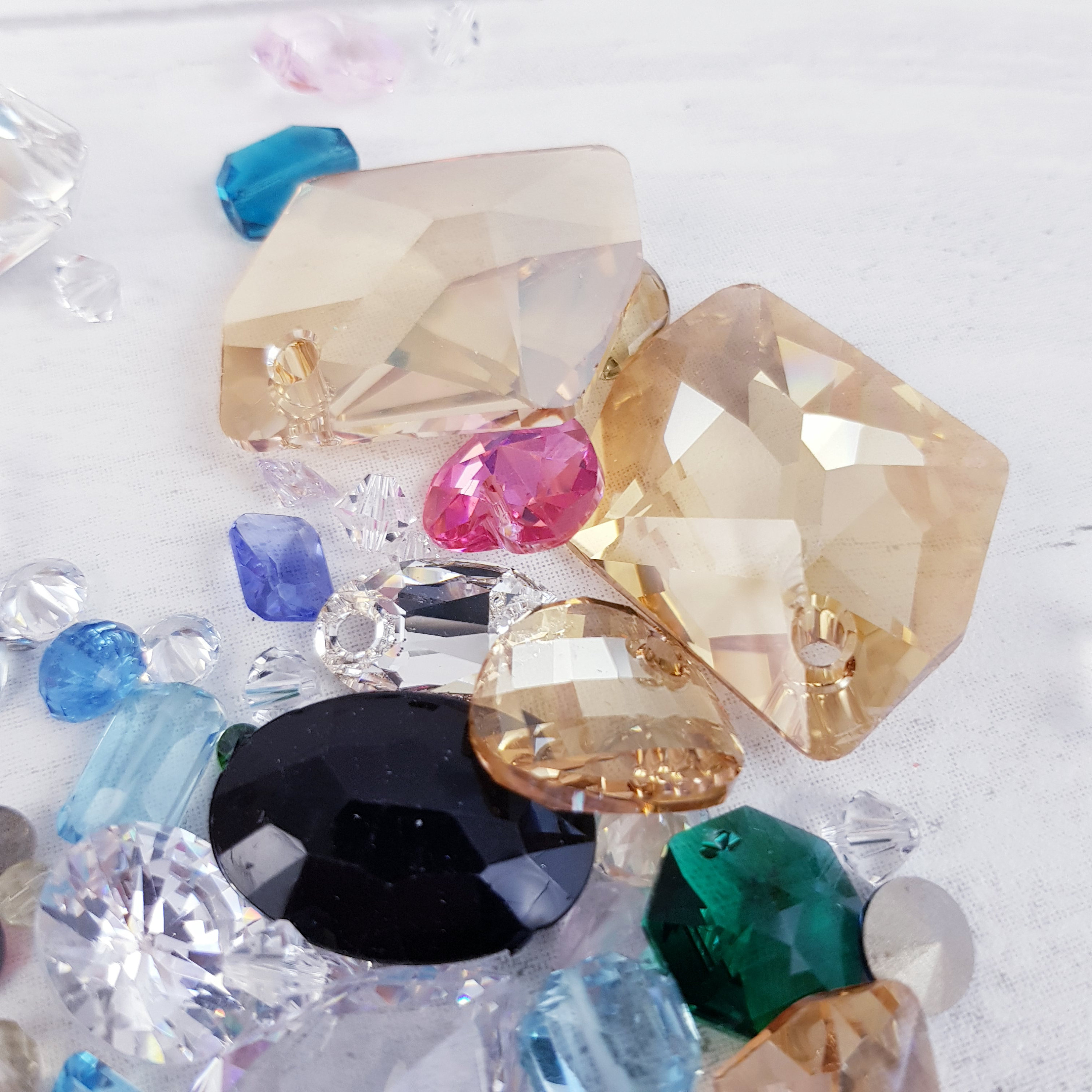 Swarovski Crystal Bulk Buy Various Shapes And Sizes 335g Etsy