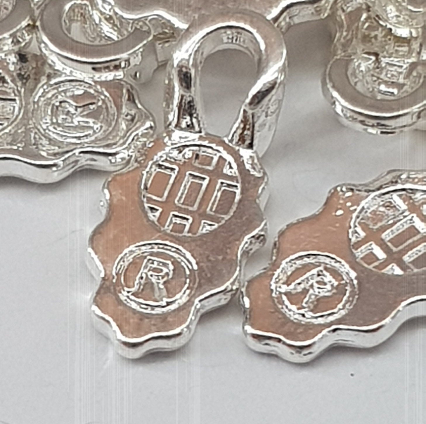 50 Glue on Earring Bails Aanraku Style Glue on Pendant Bails Etsy