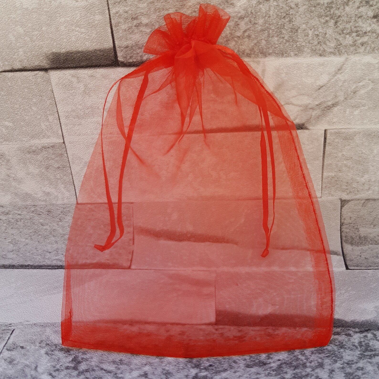 Wedding Favor Organza Voile Bags 5x7 inches Bright Red Gift Etsy