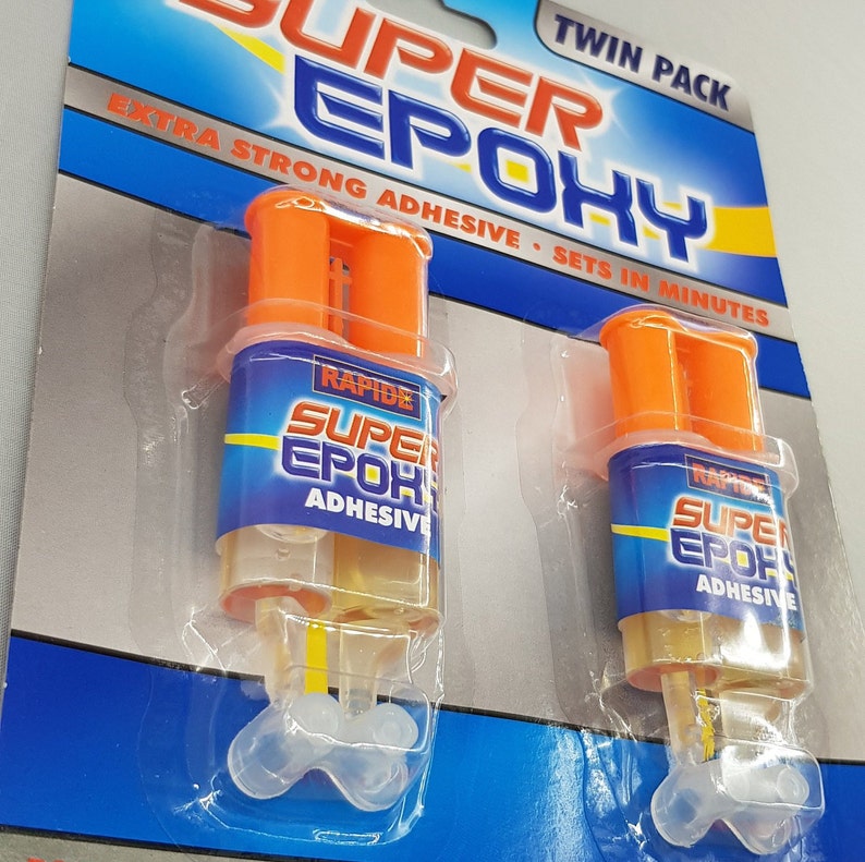 Epoxy Two Part Glue 2 X 6ml Tubes Etsy