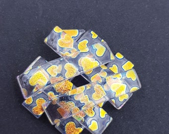 Dichroic Glass Cabochons Dic9