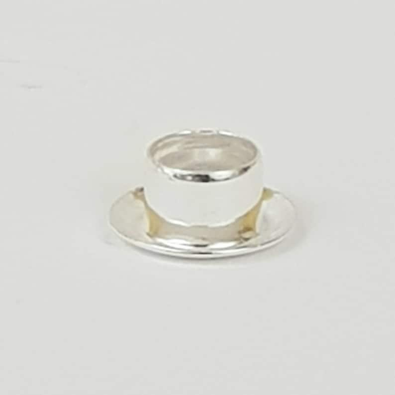 5mm Sterling 925 Silver Bead Core, Grommet, Eyelet, Rivet, Carnation Sterling 925 Silver 8.8mm, 5mm Hole image 7