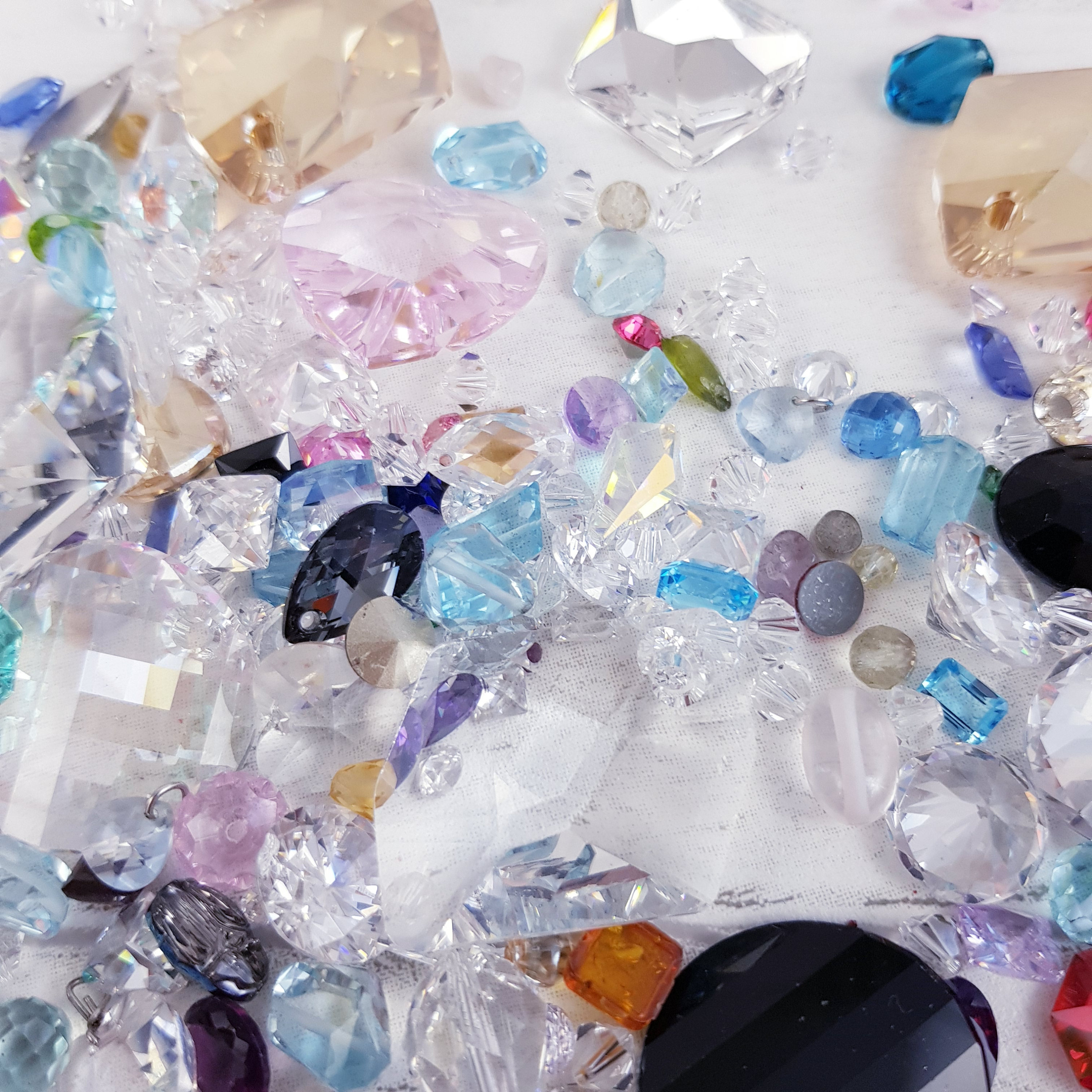 Swarovski Crystal Bulk Buy Various Shapes And Sizes 335g Etsy