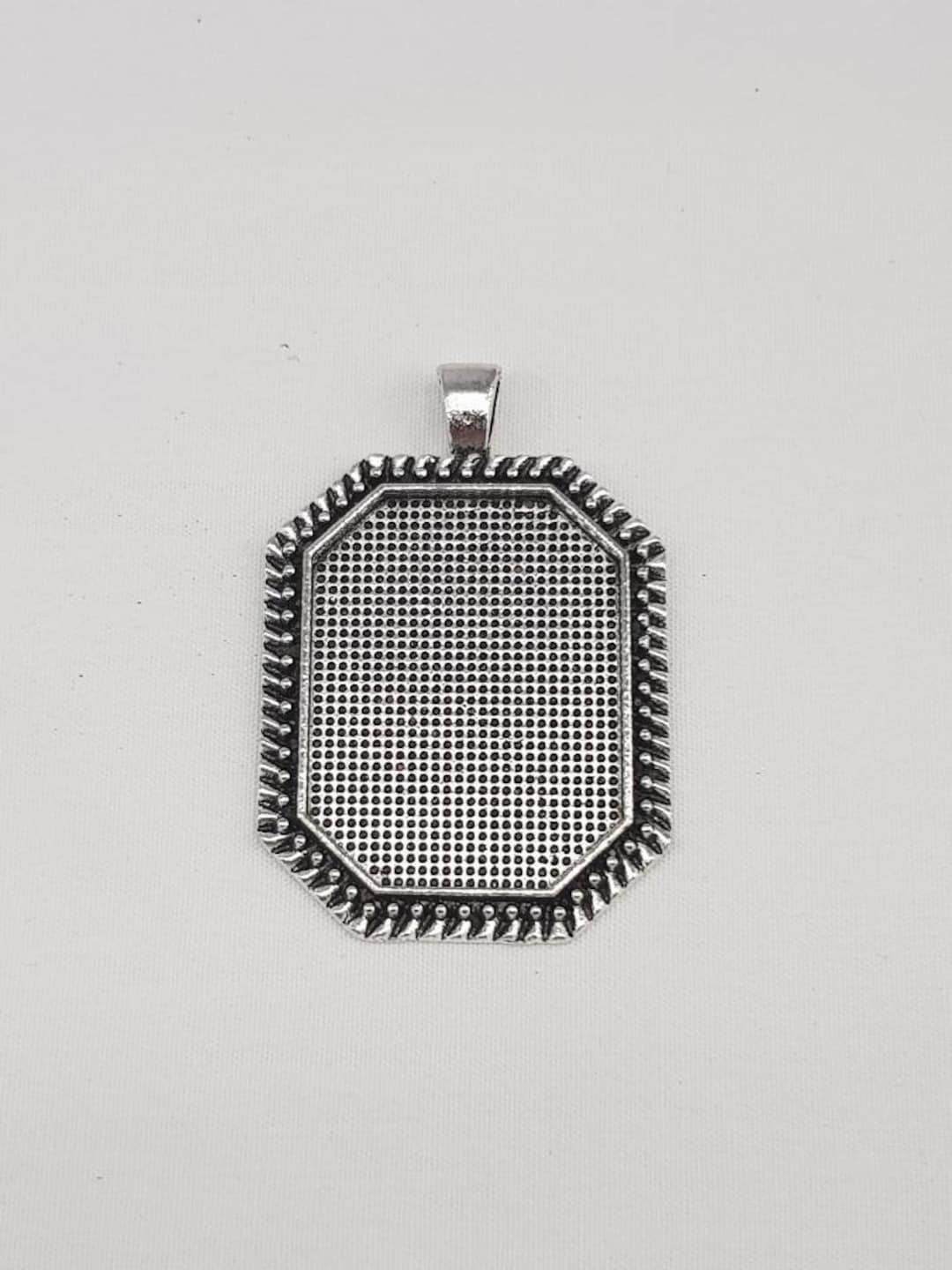 Pendente Ovale Per Cabochon Con Base Piatta 25x18 Mm - Acciaio Inox 304 Dorato X1