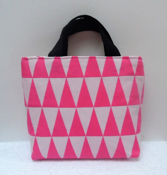 geometric triangle bag