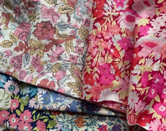 Liberty scrap bags, crafting, sewing, patchwork, quilting