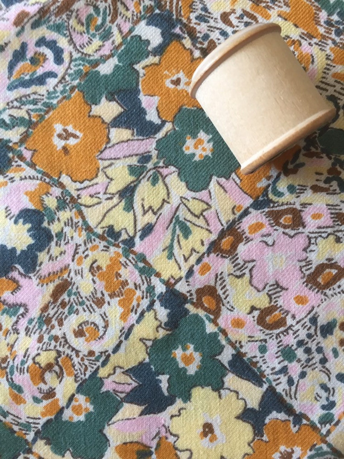 Vintage Collier Campbell Liberty wool and cotton dressmaking Etsy
