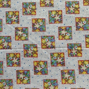 Vintage 1970s fine cotton voile fabric, 420cm, bushbaby, dressmaking, sewing, craft supplies.