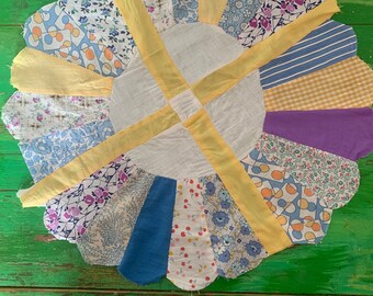 Vintage Blumen Patchwork Quilt Formen, Nähen Bastelbedarf (39 cm)