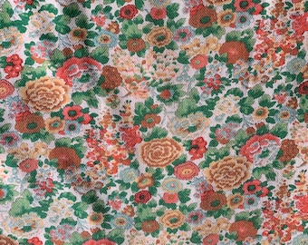 Vintage Liberty floral Jubilee fabric, 290cm length, dressmaking, sewing