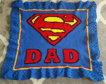 Super DAD graph PATTERN ONLY with written instruction