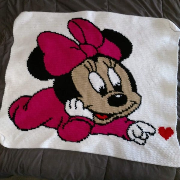 Baby Minnie graph NUR MUSTER mit geschriebener Stichanzahl