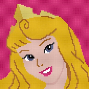 Aurora graph PATTERN ONLY with written stitch counts