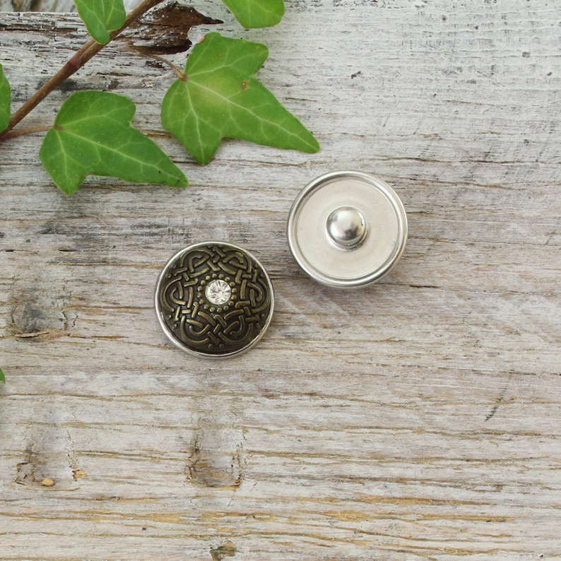 Clicks Metal Compatible-selection single pieces rhinestones precious-chunks Snap button