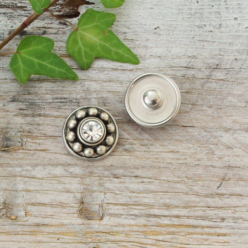 Clicks Metal Compatible-selection single pieces rhinestones precious-chunks Snap button