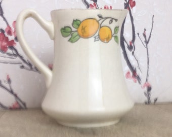 オレンジモチーフのミルクジャグまたはクリーマー - フルーツ柄の