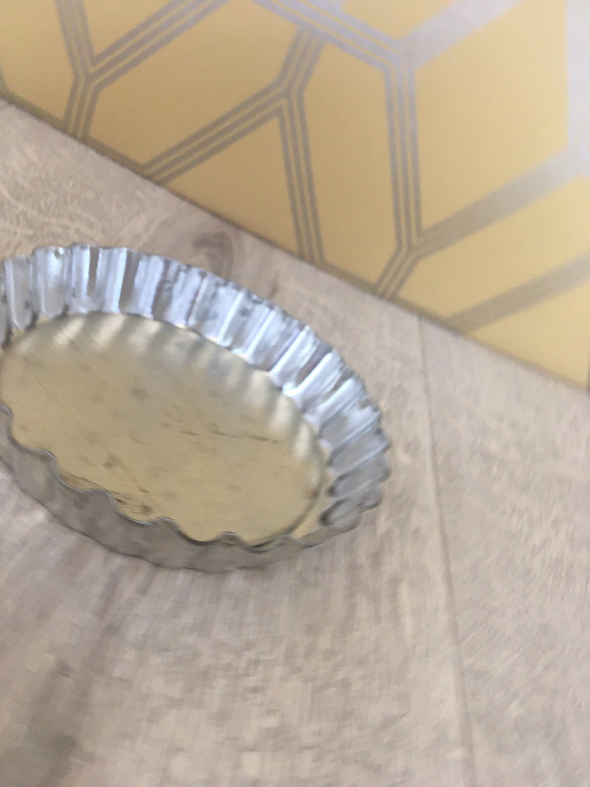 Small Flan or tart tin loose bottomed individual fluted or Etsy