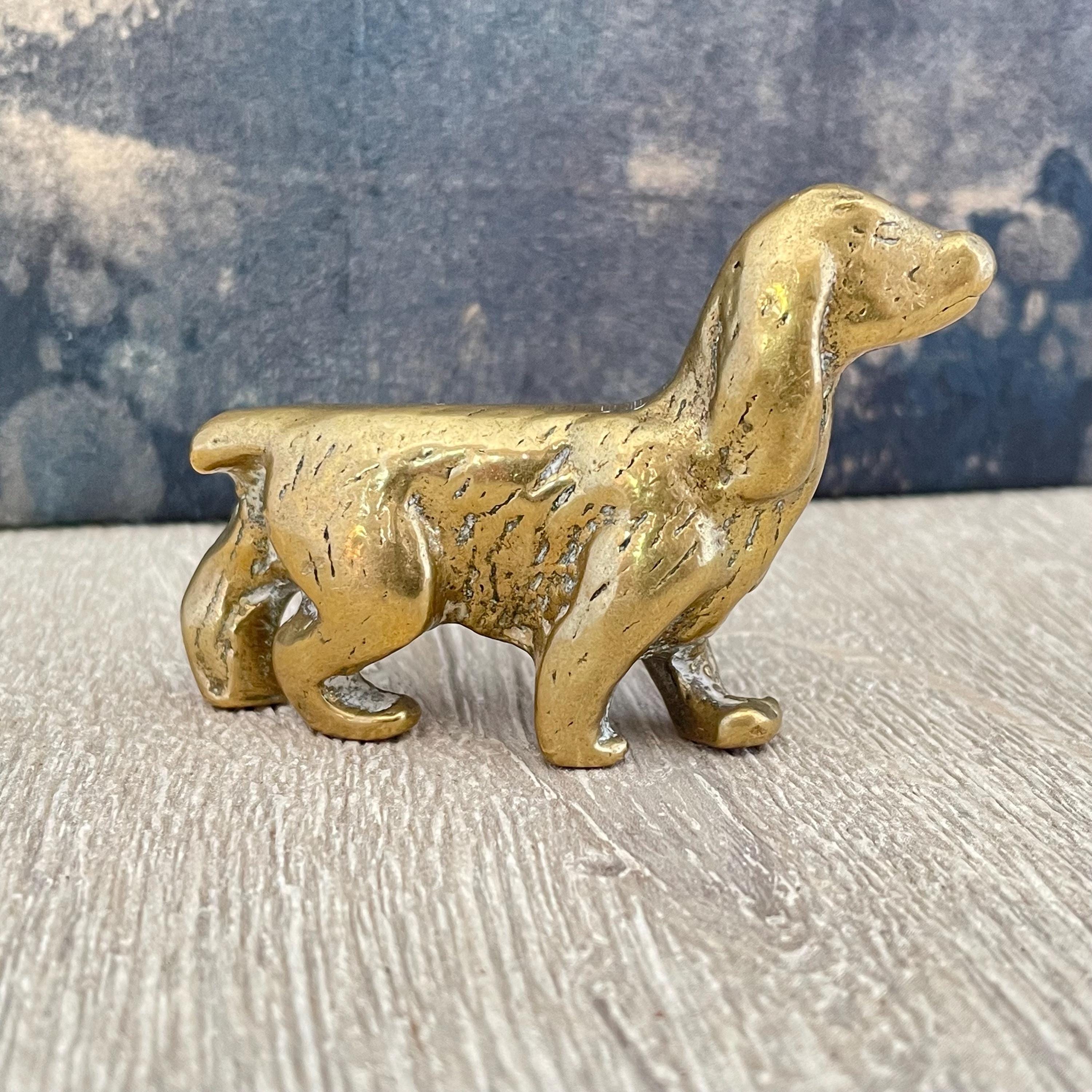 鋳造真鍮製ダックスフント - ヴィンテージミニペット彫刻 - Etsy 日本