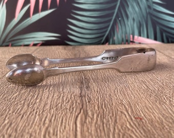 ヴィンテージ シルバーメッキ シュガートング - John Rounds and Sons