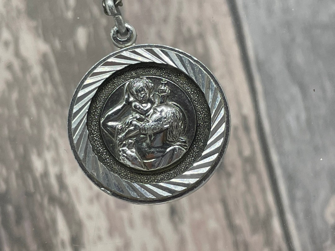 セントクリストファーペンダントネックレス - シルバーカラー