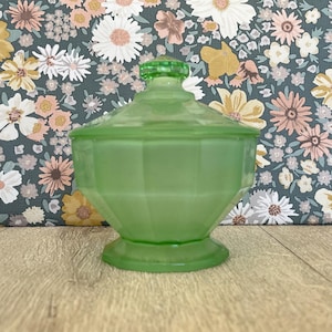 Davidson Art Deco Apfelgrüner Deckeltopf - Muster 283 / 4