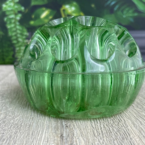Glass Frog Vase Etsy
