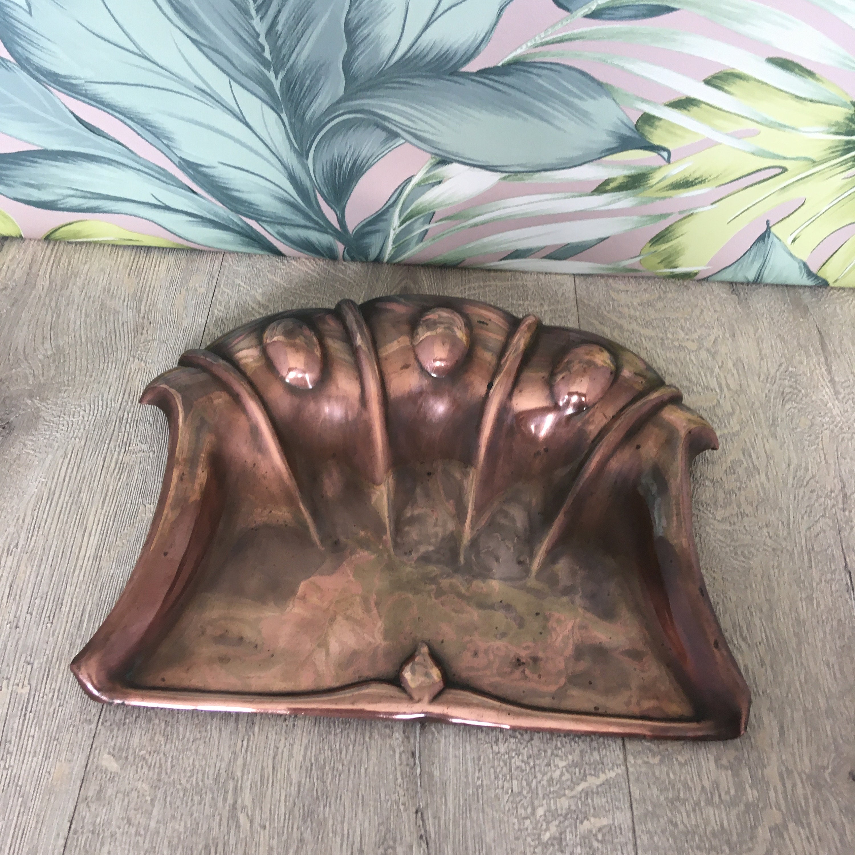 Beldray Art Nouveau copper crumb tray Arts and Crafts Etsy