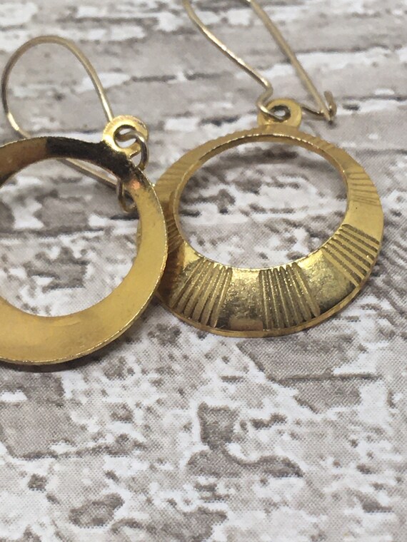 Golden Drop with Hoop