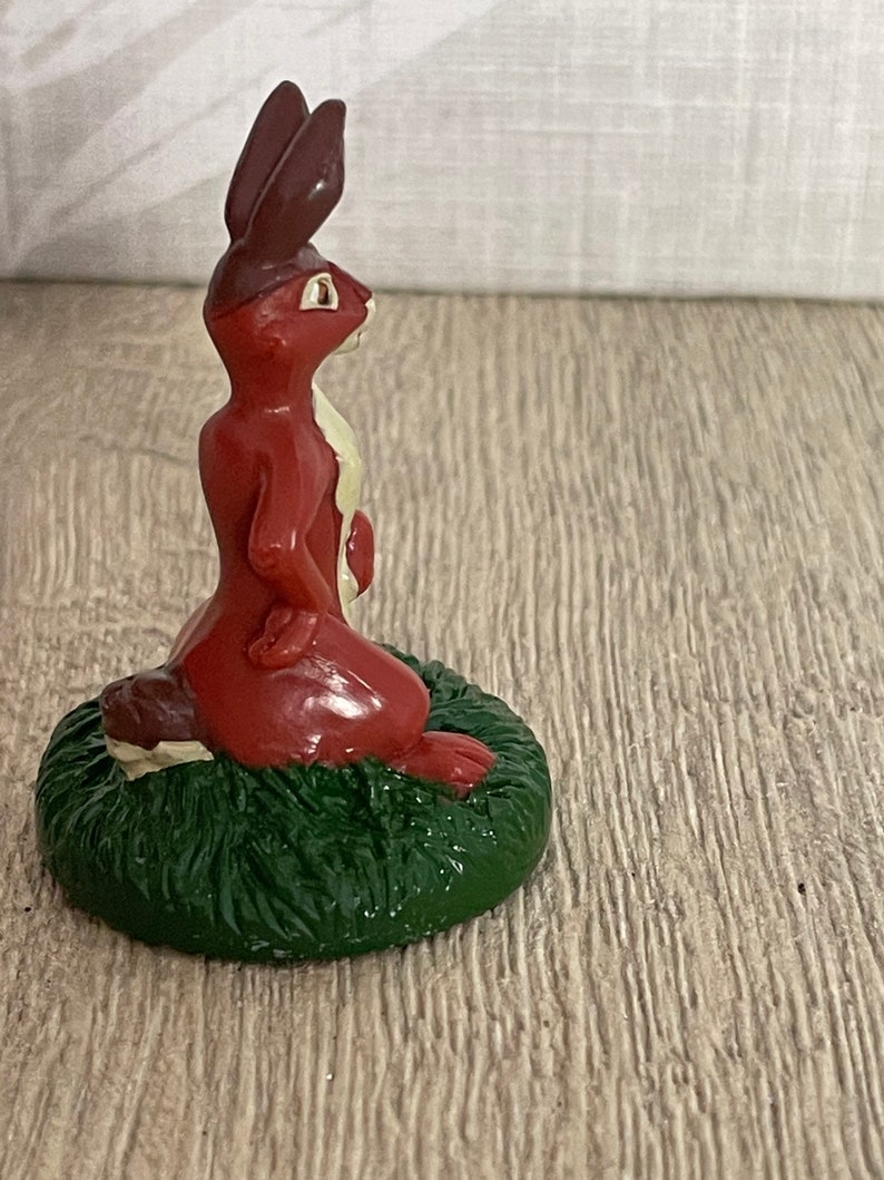 Collectable Cadburys Caramel Bunny Figurine Small Plastic Etsy