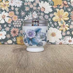 Royal Worcester porcelain egg coddler from Woodland range